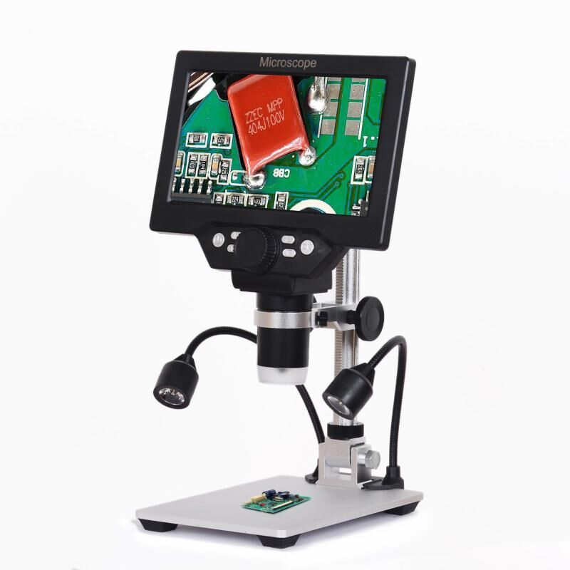 Digital Microscope With Screen 7 Inch - Mikroskop elektroniczny cyfrowy G1200D, 12MP, 7-calowy