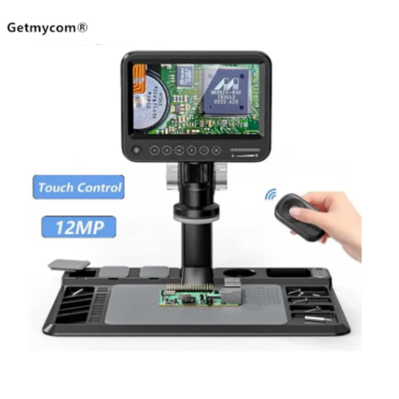 Digital Microscope With Screen 7 Inch - Mikroskop cyfrowy 1600X, mikroskopy wideo elektroniczne