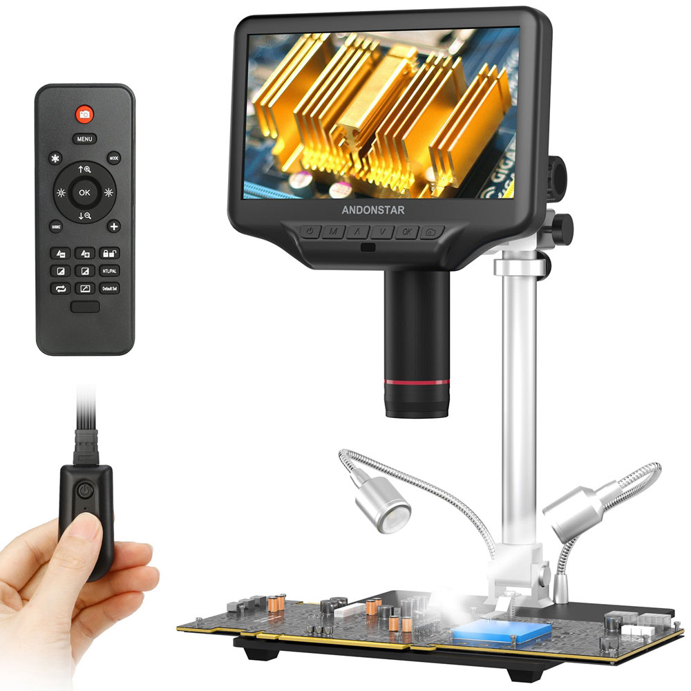 Digital Microscope With Screen 7 Inch - Cyfrowy mikroskop Andonstar AD407 PRO z