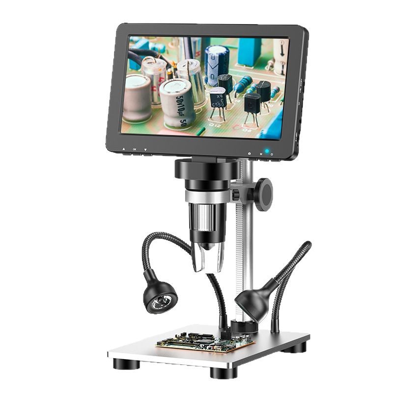Digital Microscope With Screen 7 Inch - 7-calowy ekran o wysokiej rozdzielczości, mikroskop