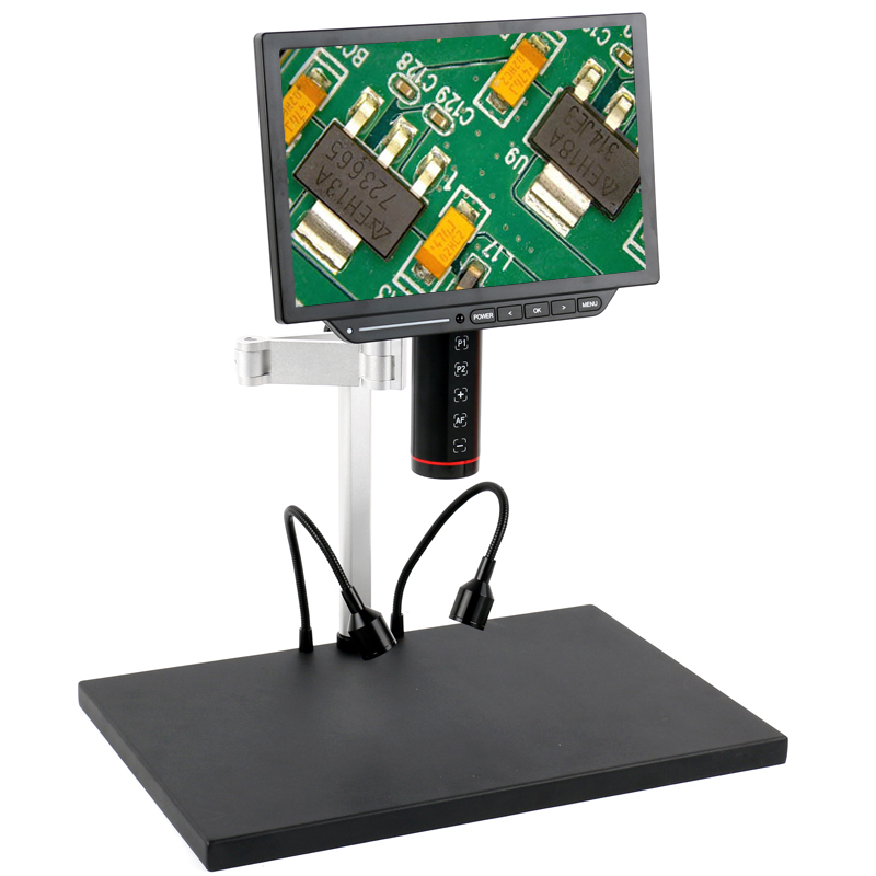 Digital Microscope 4K Hdmi 2000X - Mikroskop elektroniczny z kamerą, obiektywem, wyświetlaczem