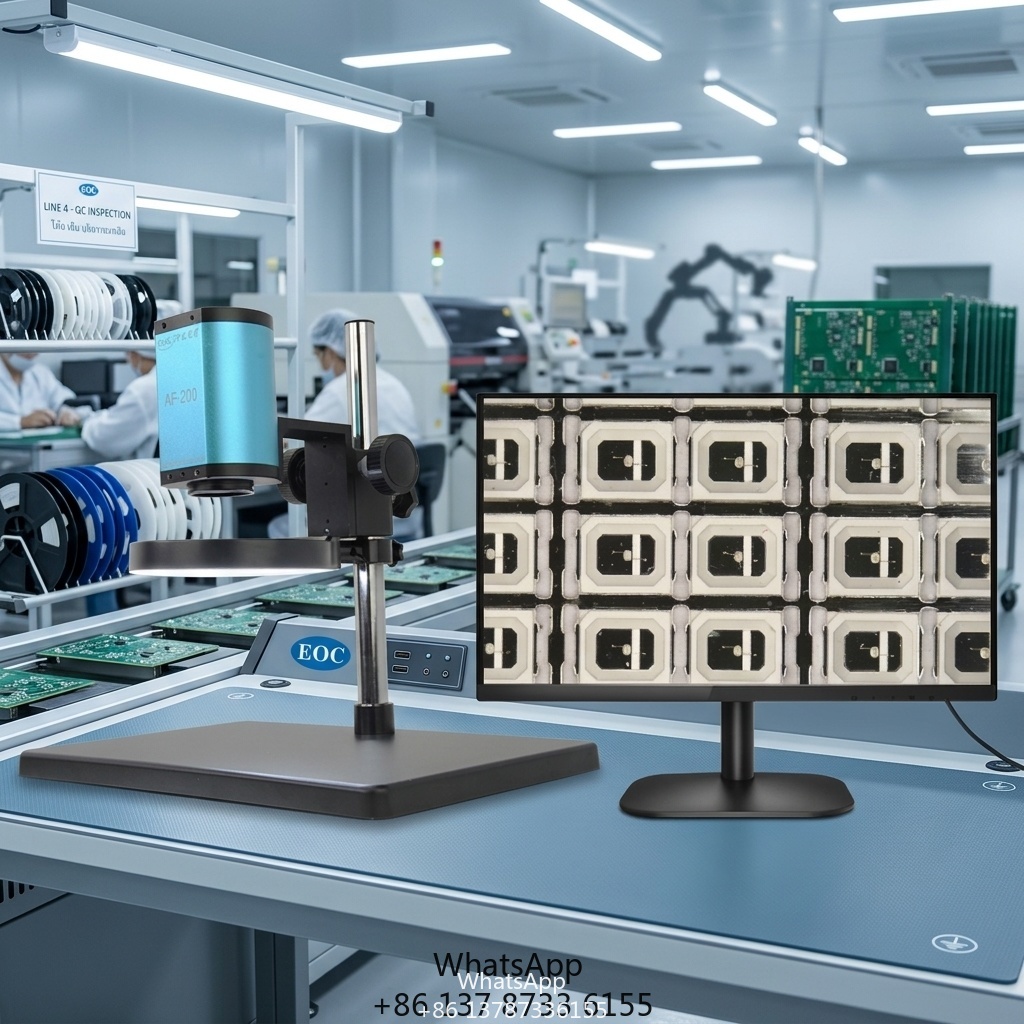 Inspection Microscope Long Working Distance - EOC 4K 2K Mikroskop Cyfrowy Przemysłowy