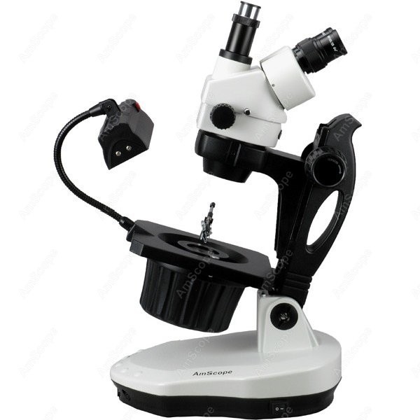 Gem Microscope Jeweler - Mikroskop stereoskopowy trójokularowy AmScope GM400 Series
