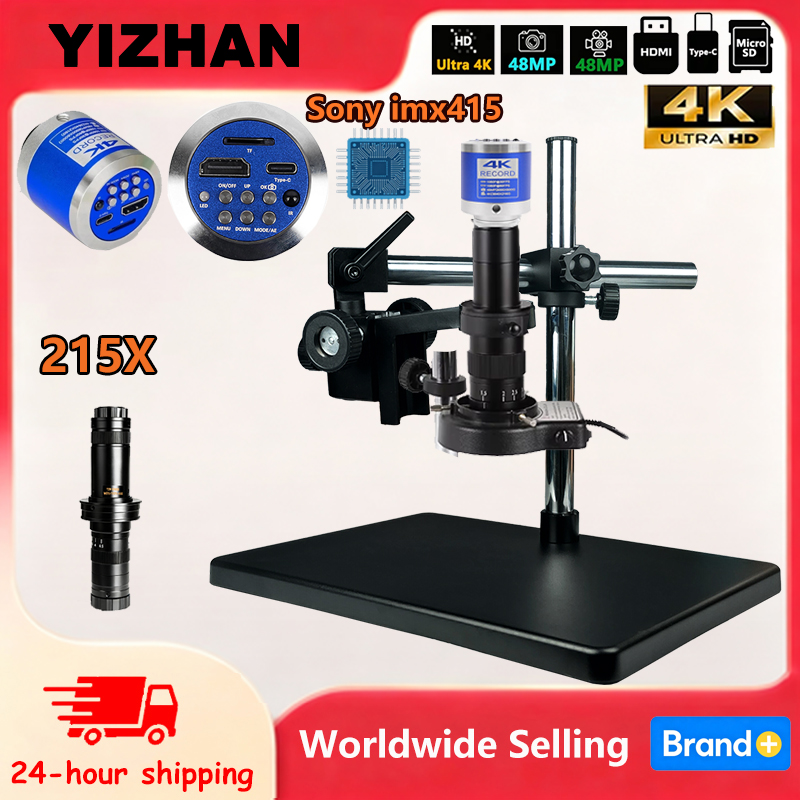 Metallurgical Microscope Inverted - Elektroniczny mikroskop cyfrowy YIZHAN 4K 48MP
