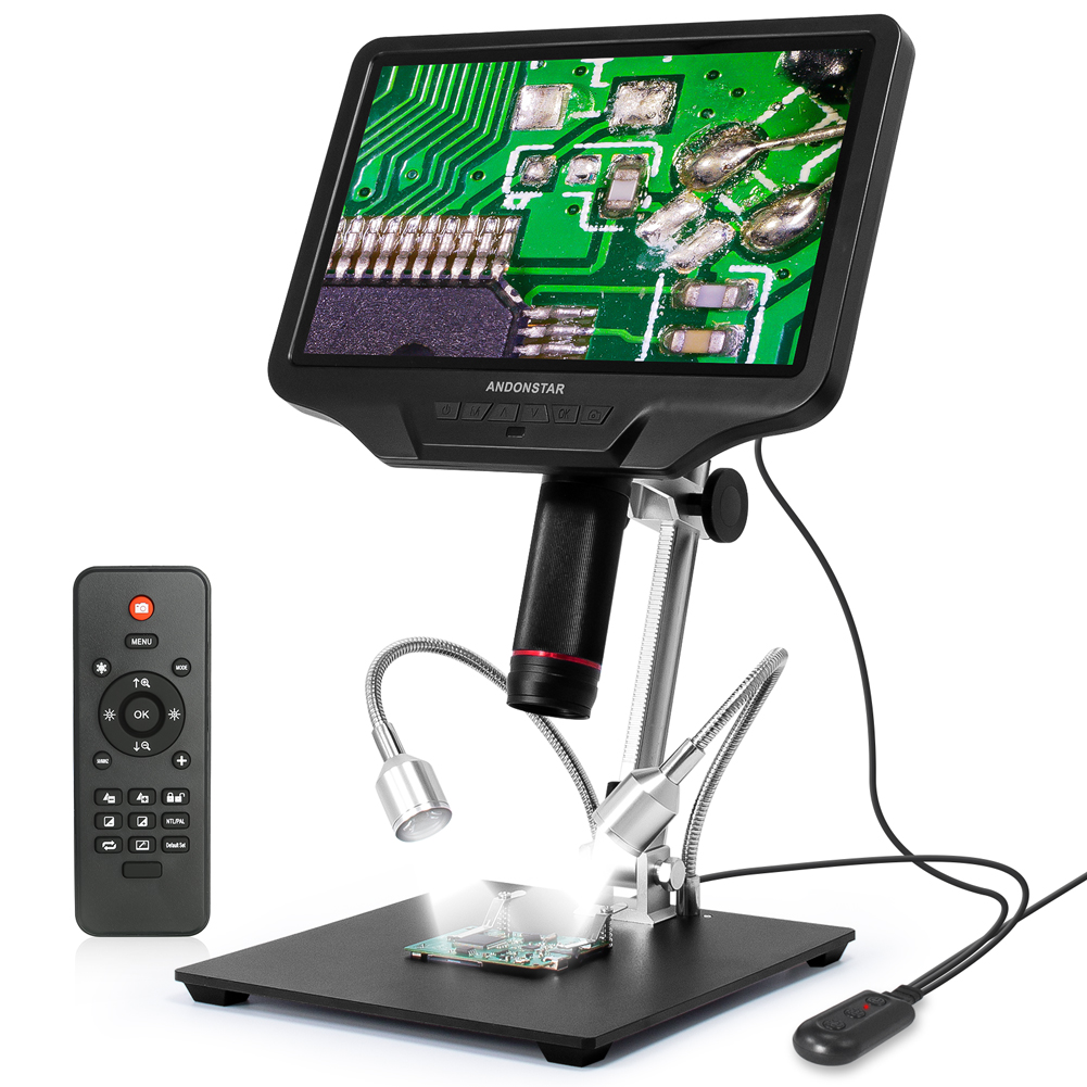 Digital Microscope With Screen 7 Inch - Andonstar AD407 HDMI lutowniczy mikroskop cyfrowy