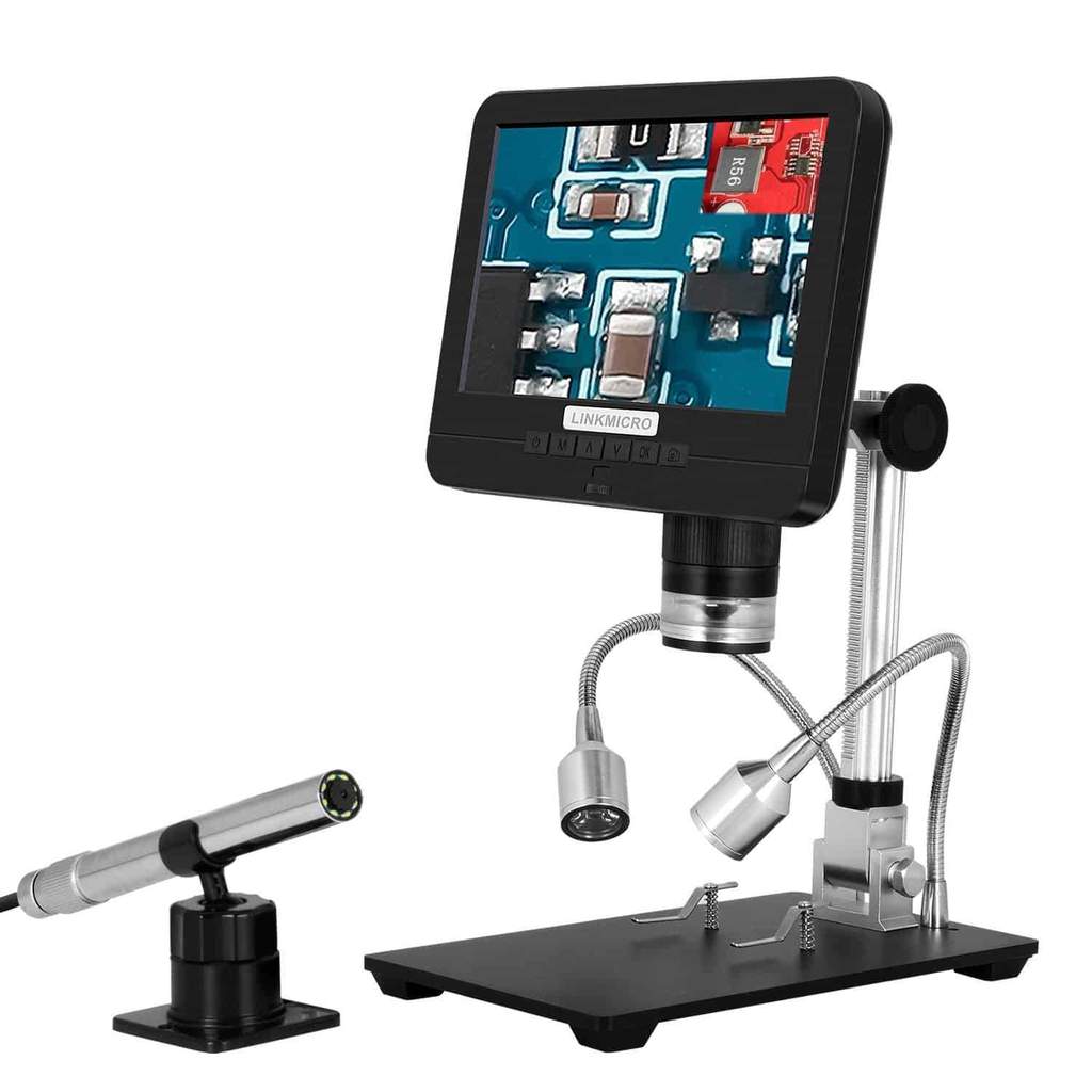 Digital Microscope With Screen 7 Inch - 7-calowy cyfrowy mikroskop USB do lutowania