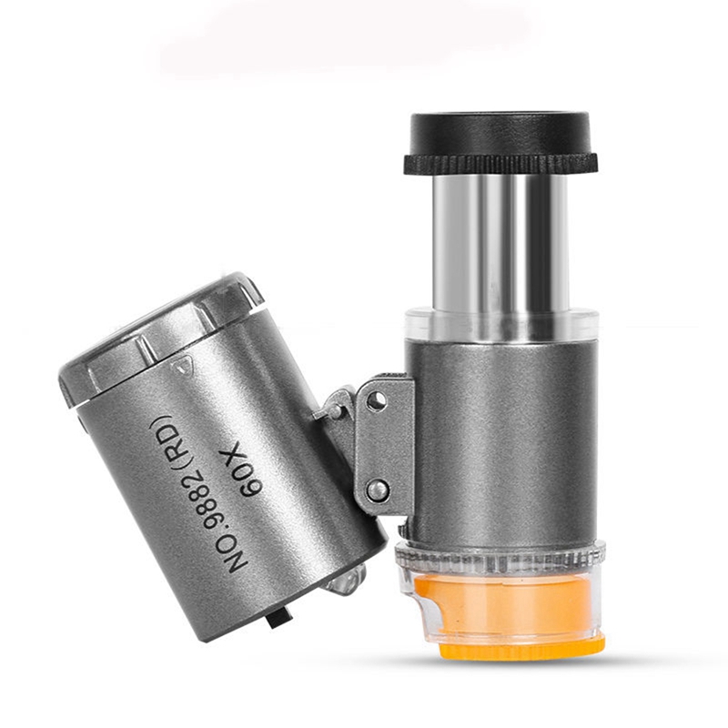 Gem Microscope Jeweler - B62B 60X – miniaturowy, kieszonkowy mikroskop,