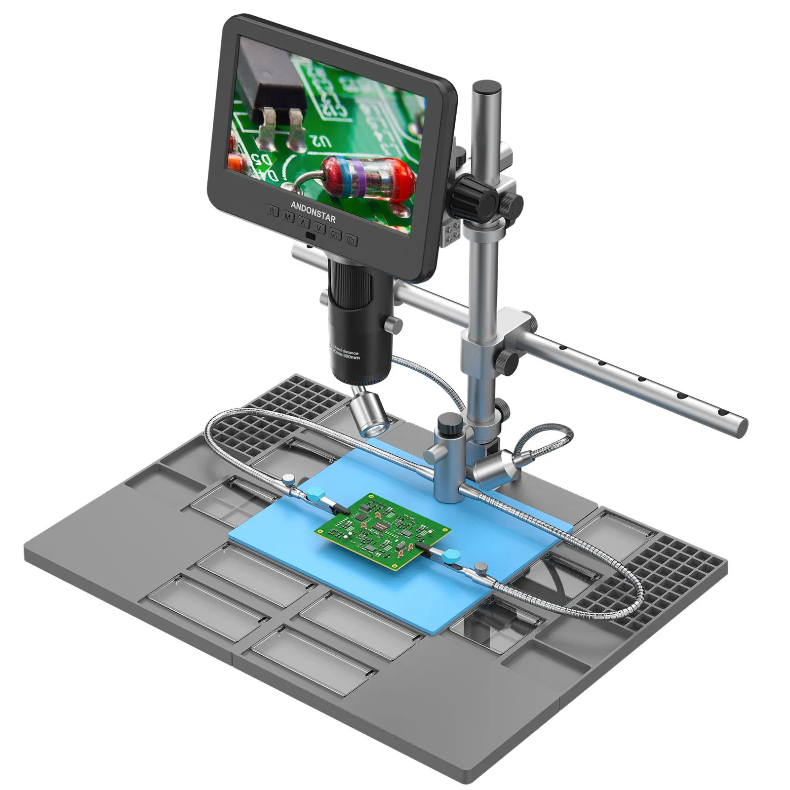 Mikroskop cyfrowy wysokiej roz – Digital Microscope With Screen 7 Inch recenzja i cena