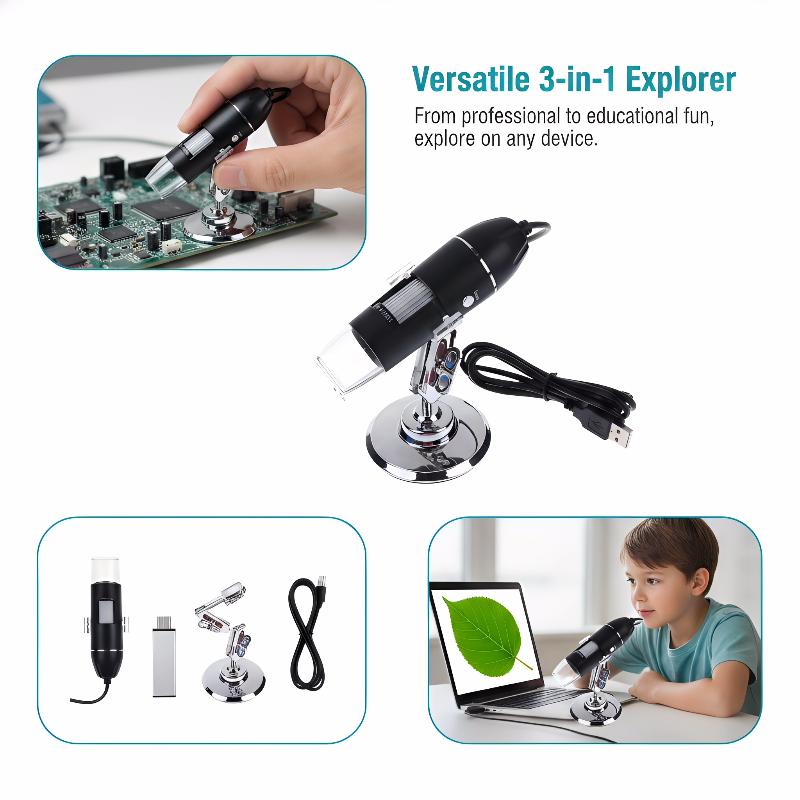 Cyfrowy mikroskop bezprzewodow – Usb Microscope 1000X Digital recenzja i cena