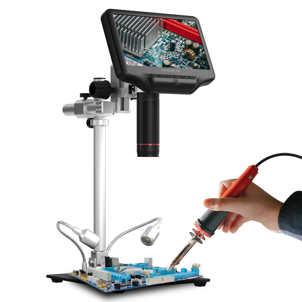 Cyfrowy mikroskop Andonstar AD – Digital Microscope With Screen 7 Inch recenzja i cena