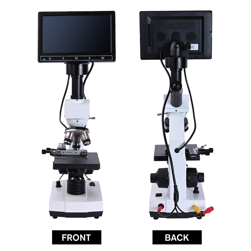 Profesjonalny mikroskop biolog – Digital Microscope With Screen 7 Inch recenzja i cena