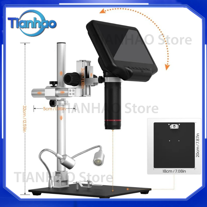 Mikroskop cyfrowy z 7-calowym  – Digital Microscope With Screen 7 Inch recenzja i cena