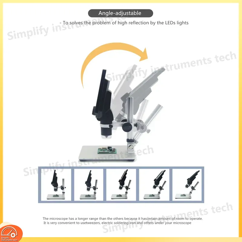 Mikroskop Cyfrowy 12MP 7-calow – Digital Microscope With Screen 7 Inch recenzja i cena