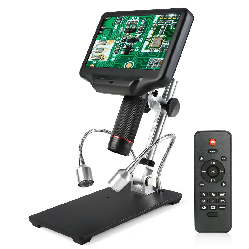 Mikroskop cyfrowy 3D z dużym e – Digital Microscope With Screen 7 Inch recenzja i cena