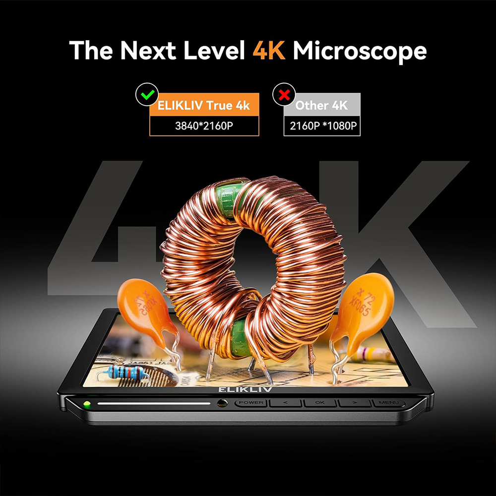 Elikliv EM4K 4K HDMI mikroskop – Digital Microscope 4K Hdmi 2000X recenzja i cena