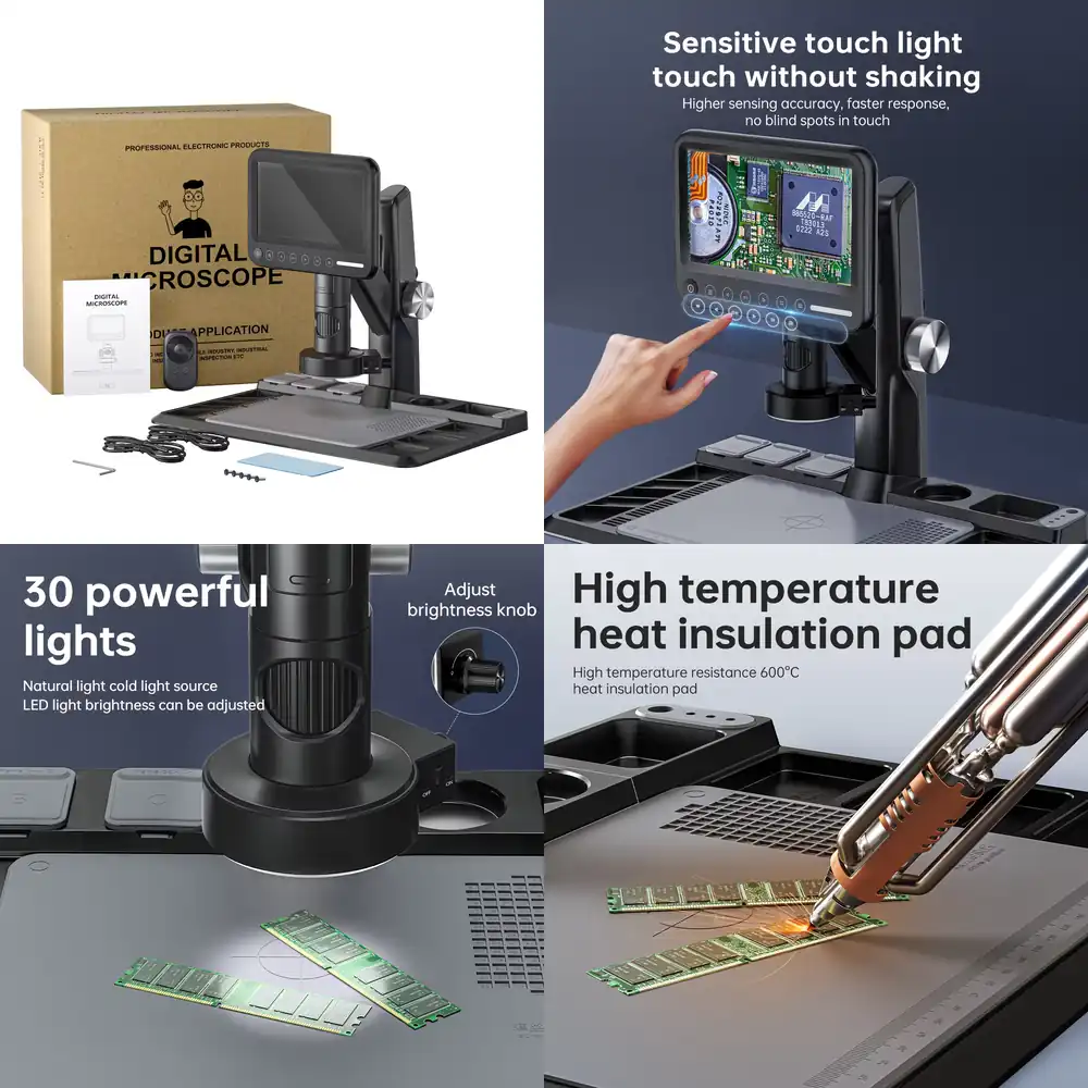 Mikroskop elektroniczny OEM z  – Digital Microscope With Screen 7 Inch recenzja i cena