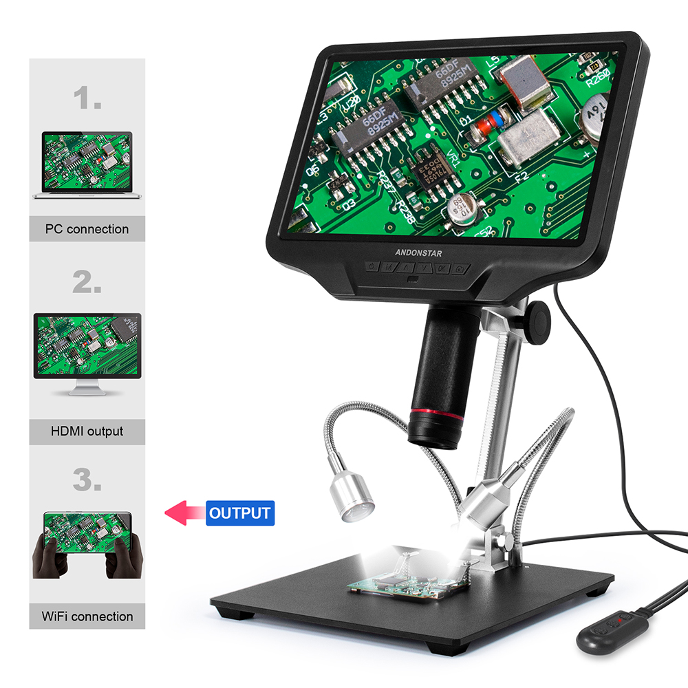 Andonstar AD409 mikroskop cyfr – Metallurgical Microscope Inverted recenzja i cena