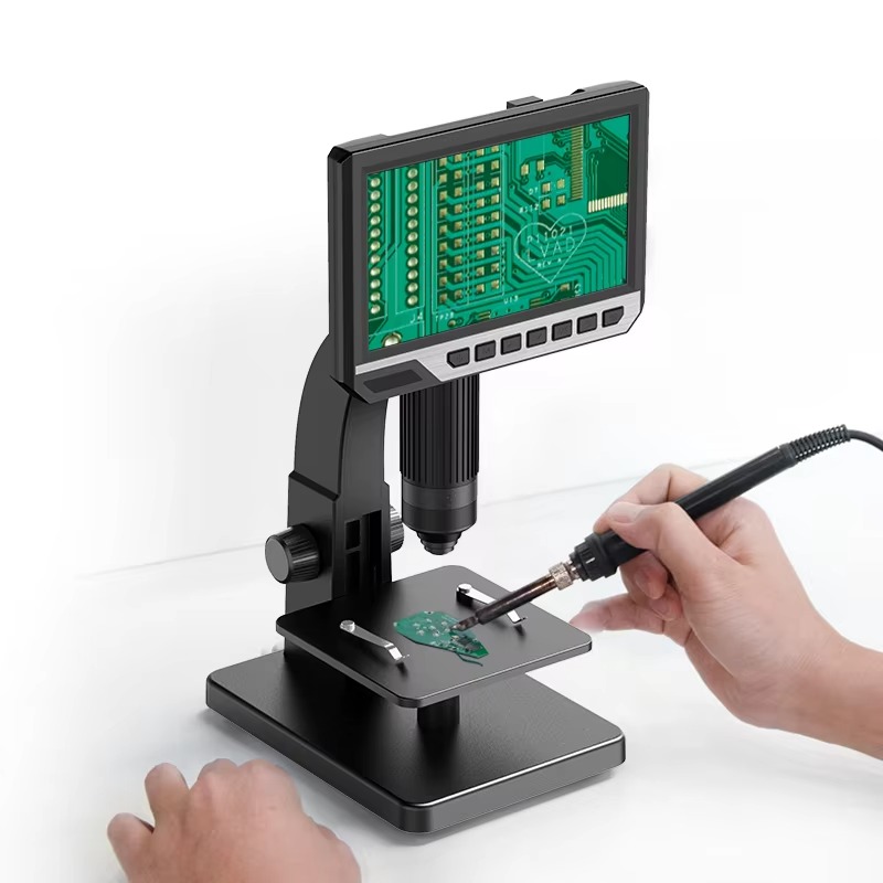 Kup online mikroskop cyfrowy z – Digital Microscope With Screen 7 Inch recenzja i cena