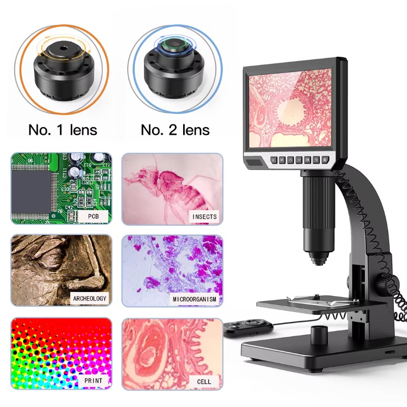 Kup online mikroskop cyfrowy z – Digital Microscope With Screen 7 Inch recenzja i cena