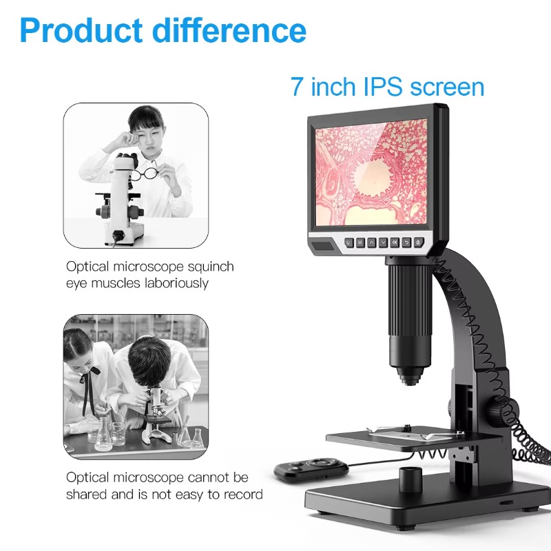 Kup online mikroskop cyfrowy z – Digital Microscope With Screen 7 Inch recenzja i cena
