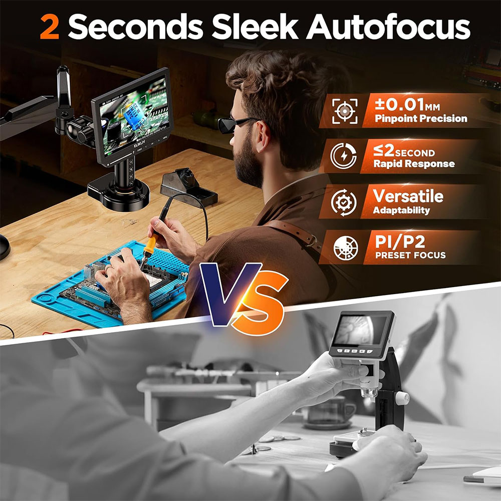 Elikliv Autofocus 4K HDMI Cyfr – Digital Microscope 4K Hdmi 2000X recenzja i cena