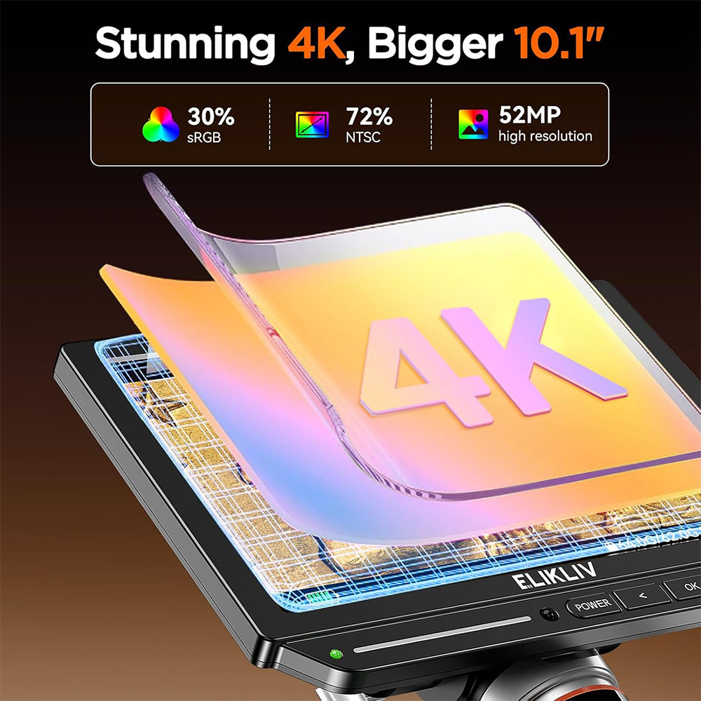 Elikliv Autofocus 4K HDMI Cyfr – Digital Microscope 4K Hdmi 2000X recenzja i cena