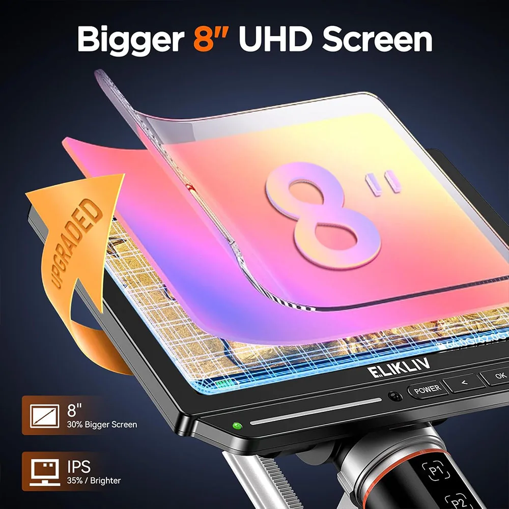 Elikliv – cyfrowy mikroskop z  – Digital Microscope 4K Hdmi 2000X recenzja i cena