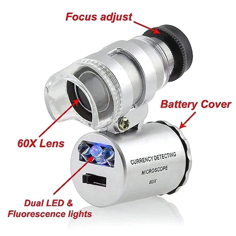 60-krotna lupa jubilerska z di – Gem Microscope Jeweler recenzja i cena