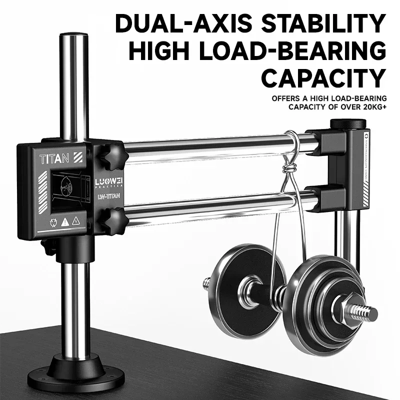 Stojak mikroskopowy dwuosiowy  – Microscope Boom Stand Articulating recenzja i cena