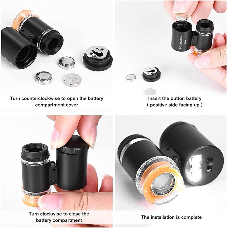 B62B 60X – miniaturowy, kieszo – Gem Microscope Jeweler recenzja i cena