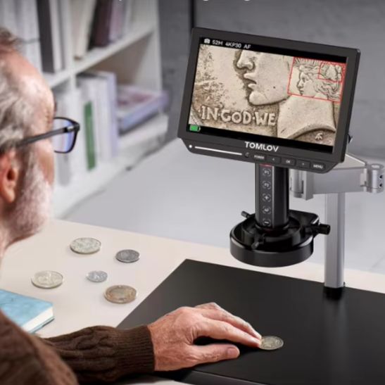 Mikroskop Cyfrowy TOMLOV 4K z  – Digital Microscope 4K Hdmi 2000X recenzja i cena