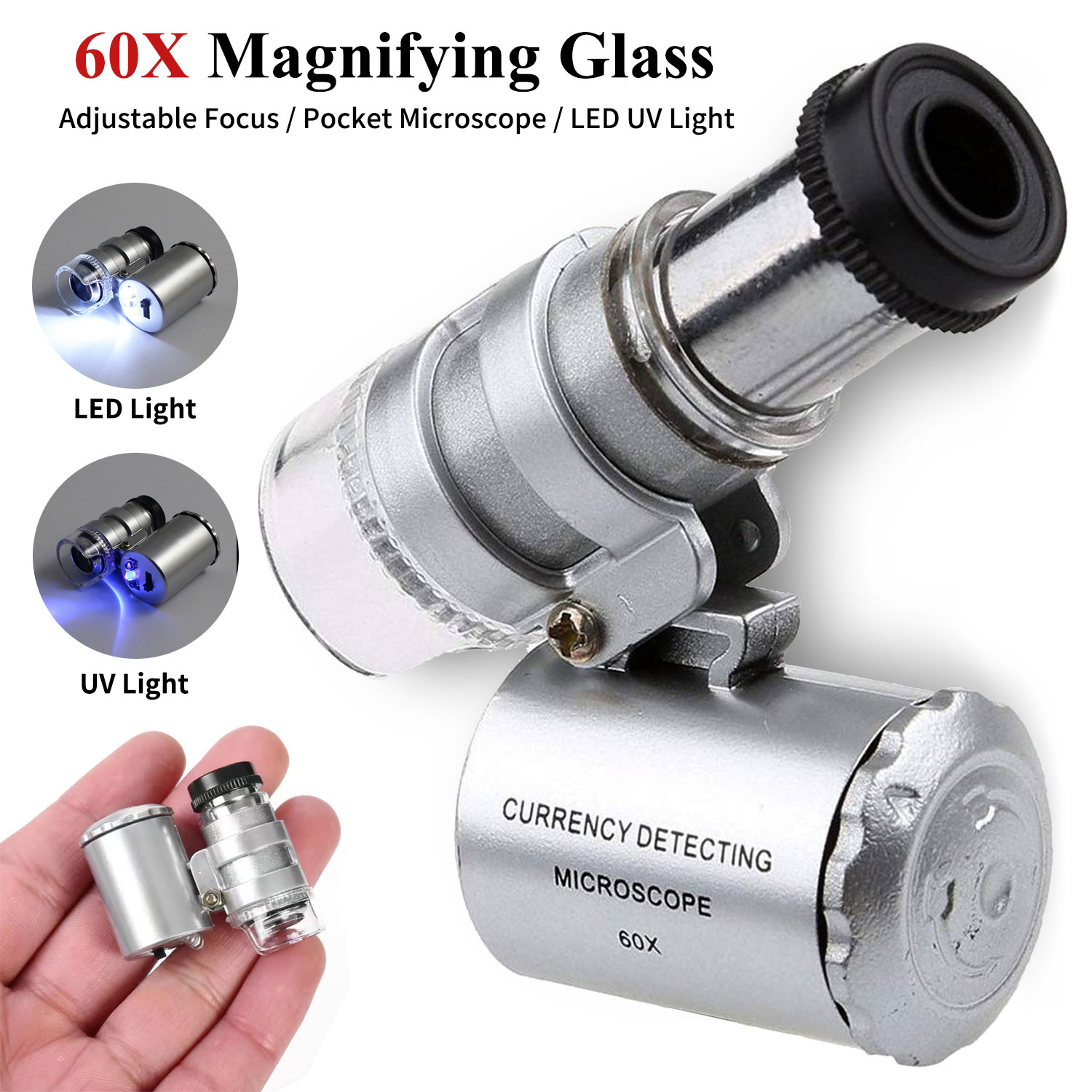 60x Lupa jubilerska z kieszonk – Gem Microscope Jeweler recenzja i cena