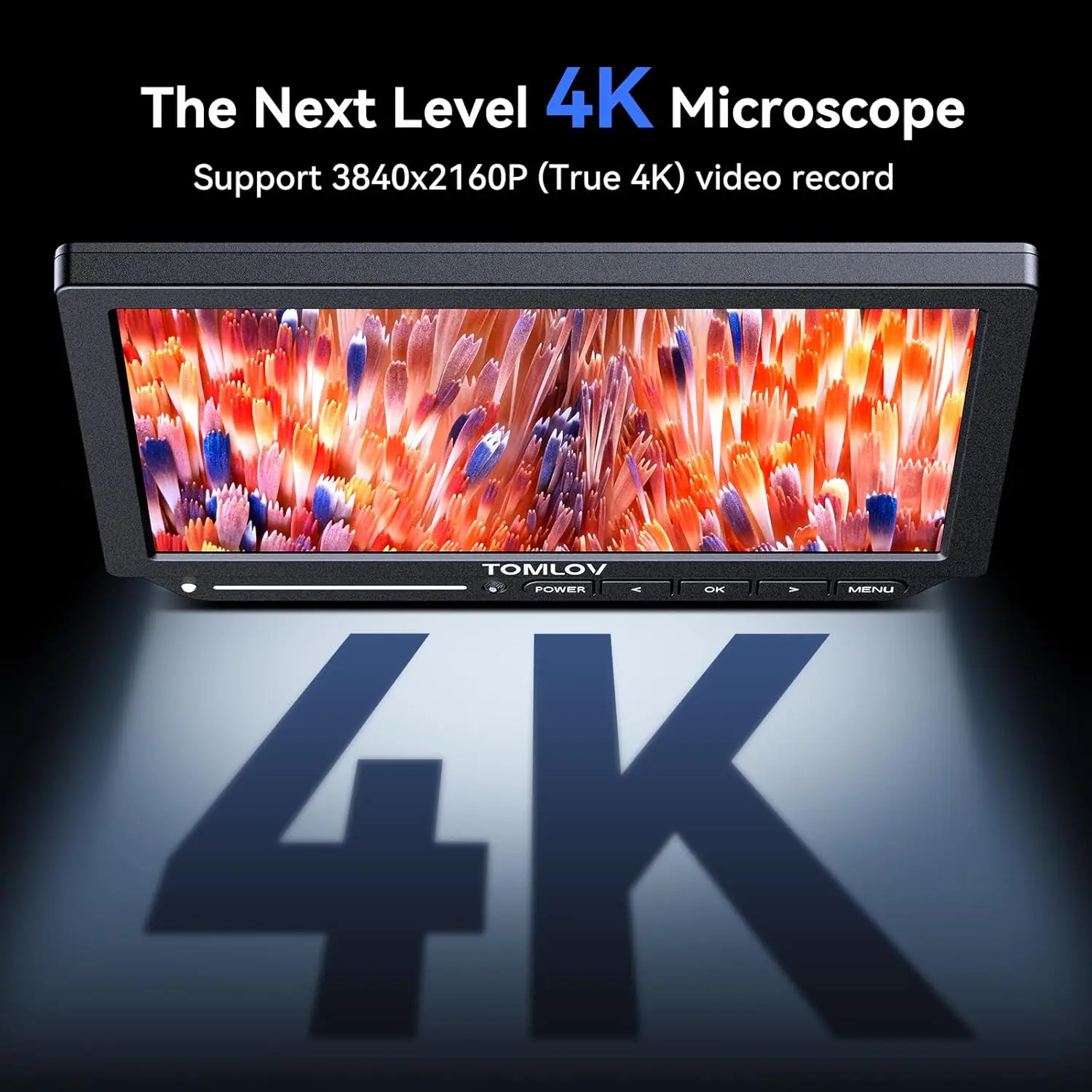 Mikroskop Cyfrowy TOMLOV 4K Au – Digital Microscope 4K Hdmi 2000X recenzja i cena